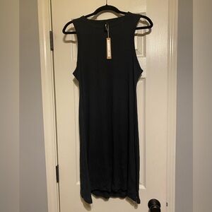 SKIMS Cotton Rib Tank Dress - Soot